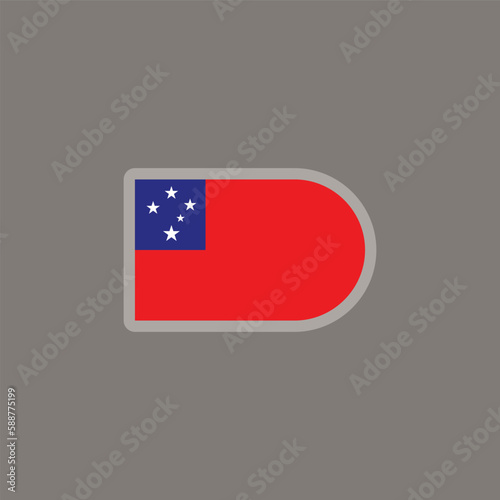 Free Download Illustration of samoa flag Template - GFXLoad