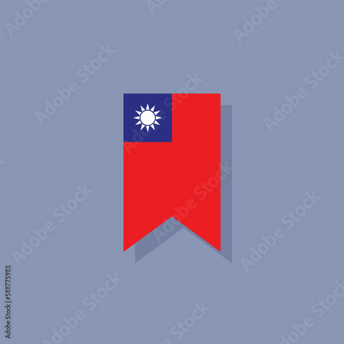 Free Download Illustration of taiwan flag Template - GFXLoad