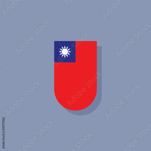Free Download Illustration of taiwan flag Template - GFXLoad