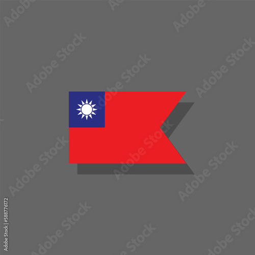 Free Download Illustration of taiwan flag Template - GFXLoad