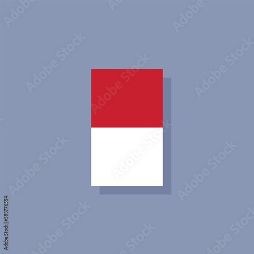 Illustration of indonesia flag Template Free Download Illustration of indonesia flag Template - GFXLoad