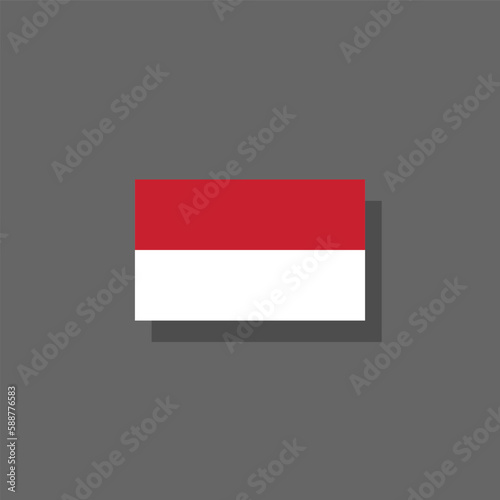 Free Download Illustration of indonesia flag Template - GFXLoad
