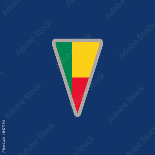 Illustration of benin flag Template Free Download Illustration of benin flag Template - GFXLoad