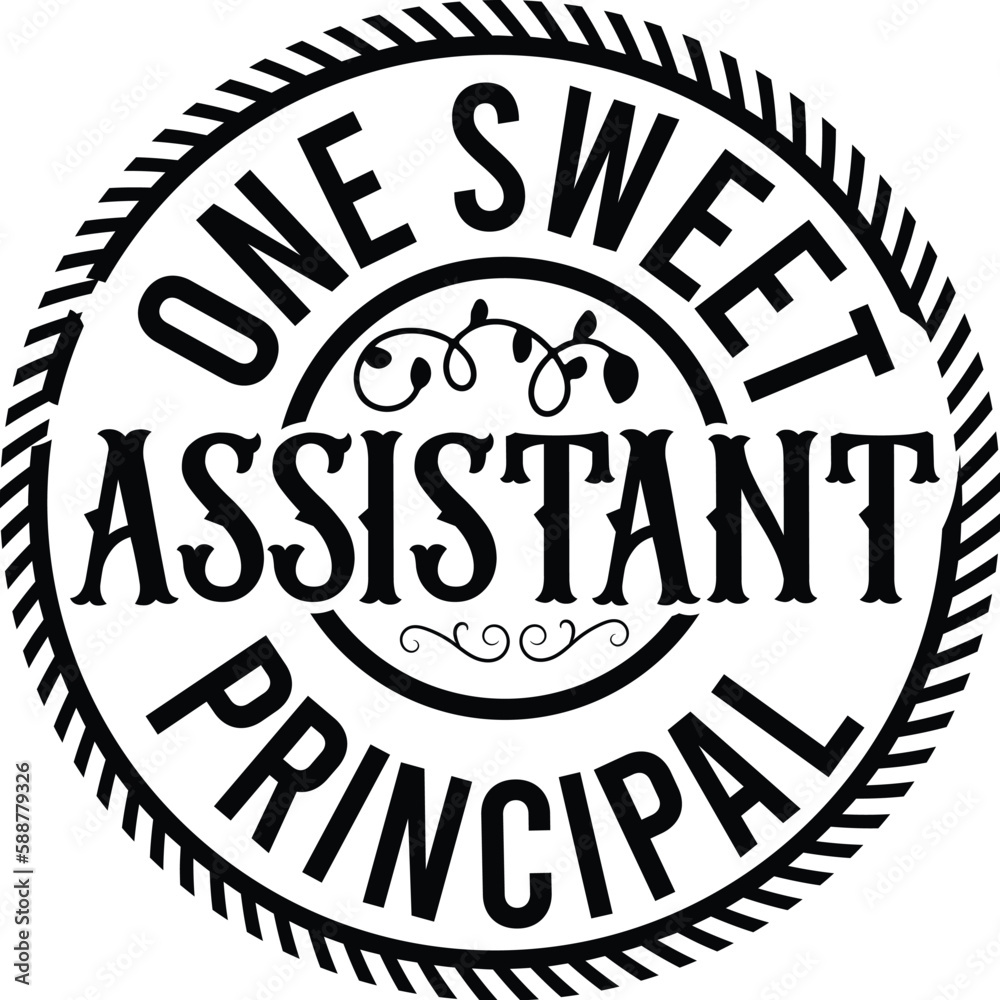 One Sweet Assistant Principal T-shirt Designs
