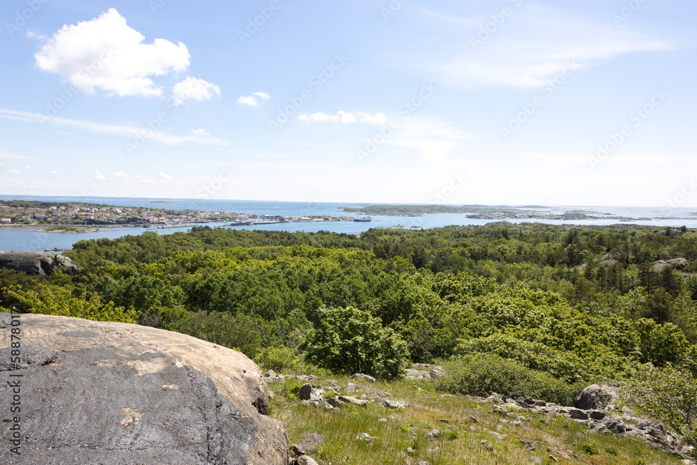 view of the coast of the sea, Gothenburg Archipelago, Styrsö