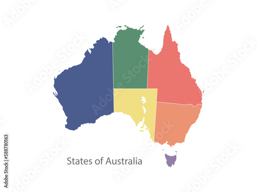 map of australia with regions