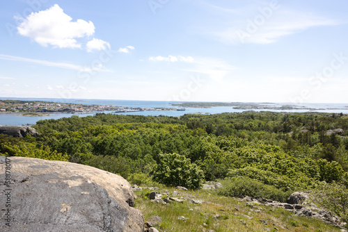 view of the coast of the sea, Gothenburg Archipelago, Styrsö
