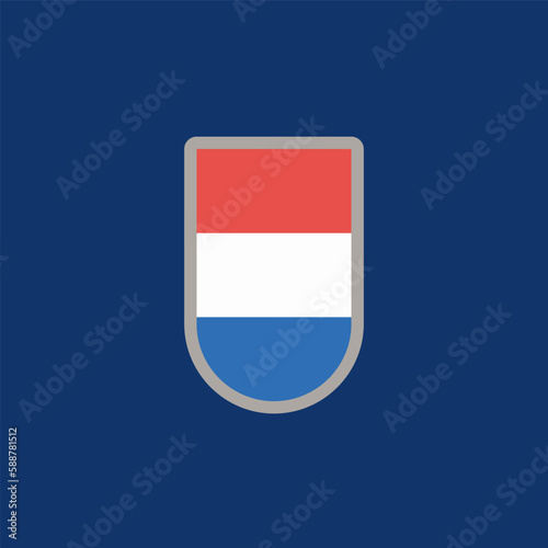 Illustration of luxembourg flag Template Free Download Illustration of luxembourg flag Template - GFXLoad