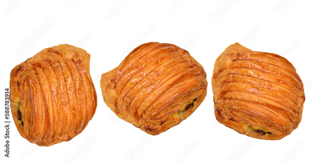 Fresh Croissant isolated on white background. Fresh Croissant isolated on white background.