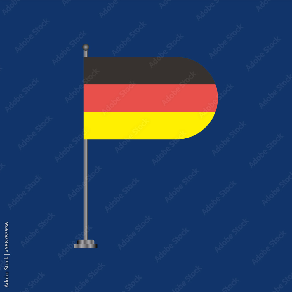 Illustration of germany flag Template Illustration of germany flag Template