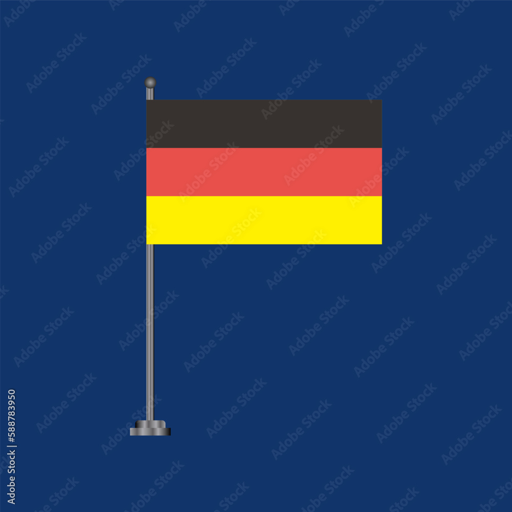 Illustration of germany flag Template Illustration of germany flag Template