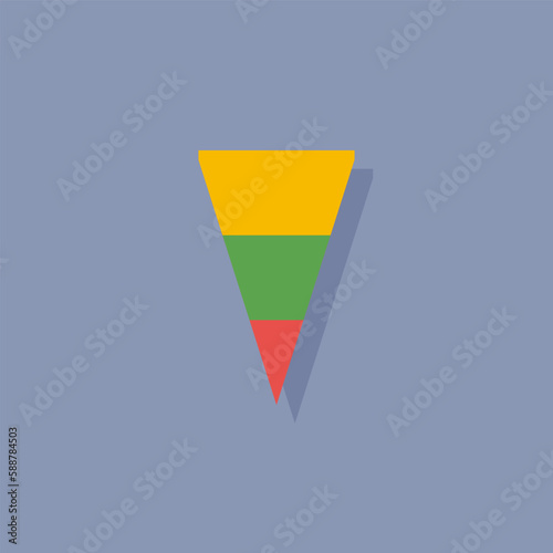 Free Download Illustration of lithuania flag Template - GFXLoad