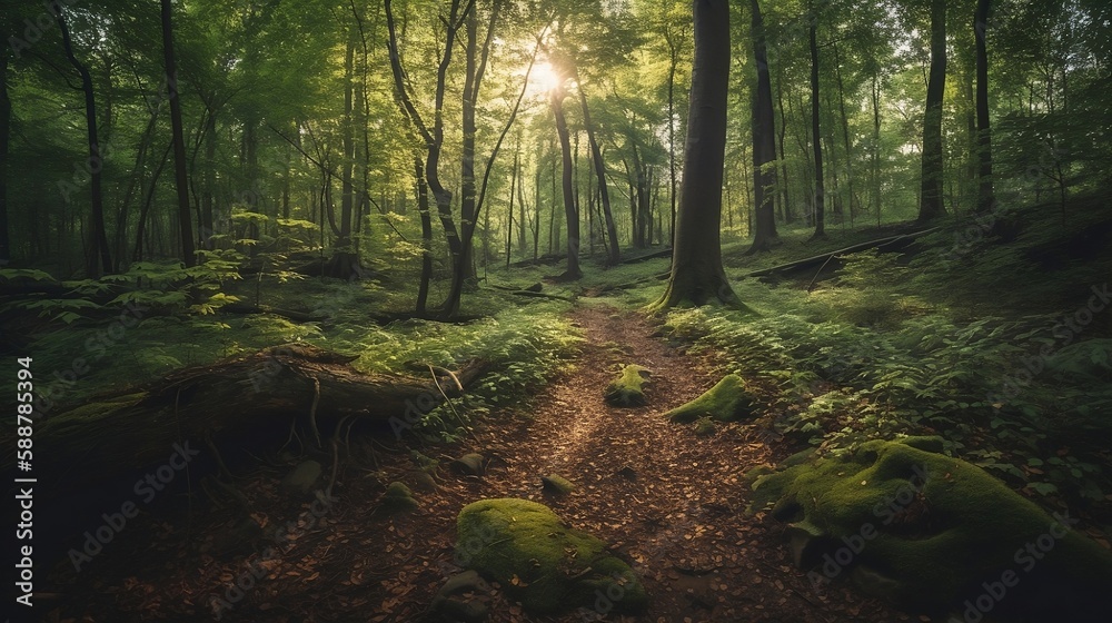 Fototapeta premium morning in the forest