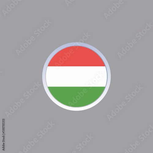 Illustration of hungary flag Template Free Download Illustration of hungary flag Template - GFXLoad