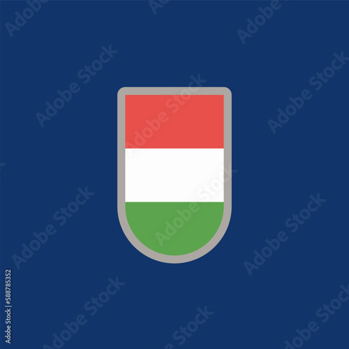 Illustration of hungary flag Template Free Download Illustration of hungary flag Template - GFXLoad