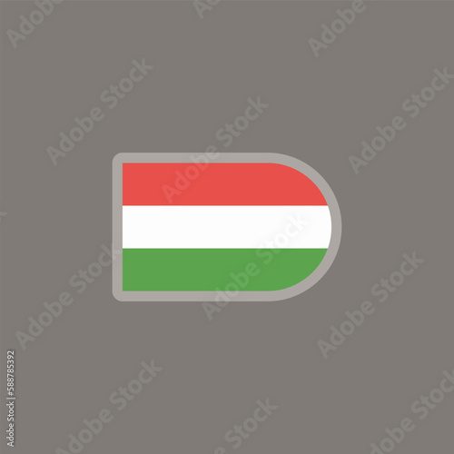 Illustration of hungary flag Template Free Download Illustration of hungary flag Template - GFXLoad