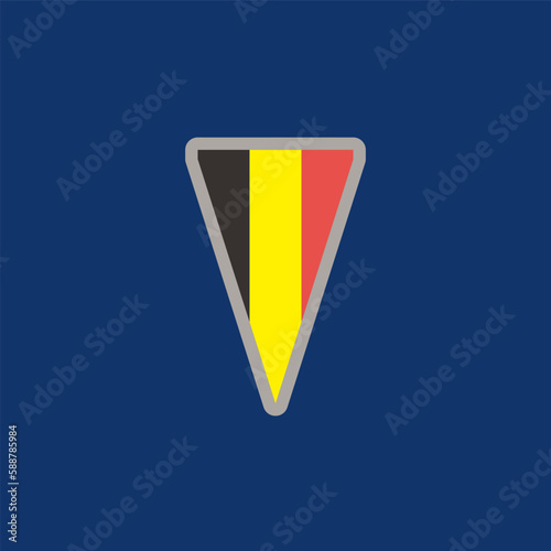 Free Download Illustration of belgium flag Template - GFXLoad