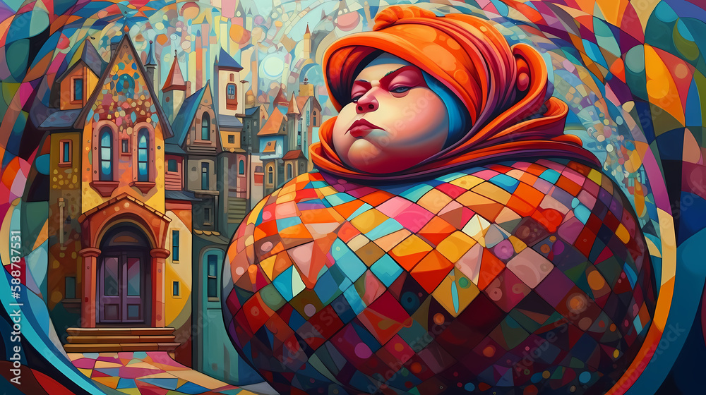 Fototapeta premium Matryoshka (Generated Ai)