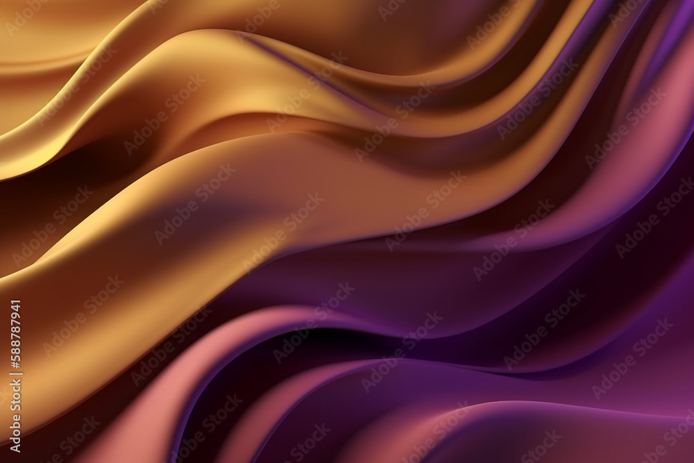 Silk texture background in yellow and purple colors, suitable for banners, flyers, and graphic design projects. Ai generated Silk texture background in yellow and purple colors, suitable for banners, flyers, and graphic design projects. Ai generated