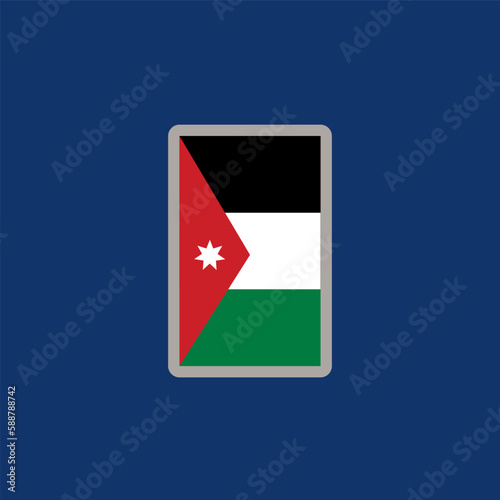 Free Download Illustration of jordan flag Template - GFXLoad