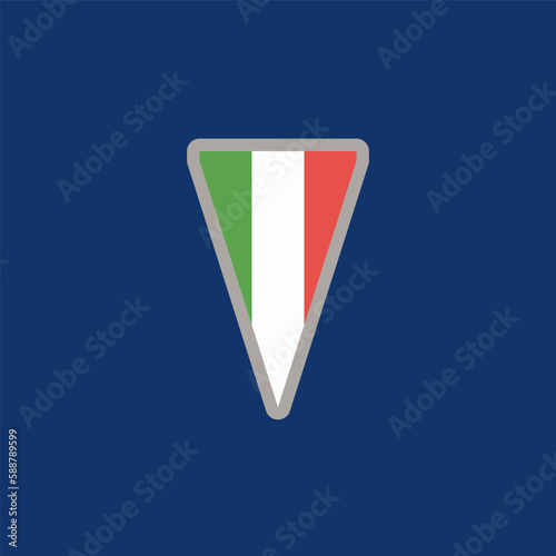 Free Download Illustration of italy flag Template - GFXLoad