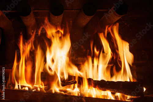 Flickering Flames of Homely Heat