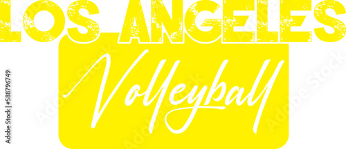 Volleyball Typography T-shirt Design