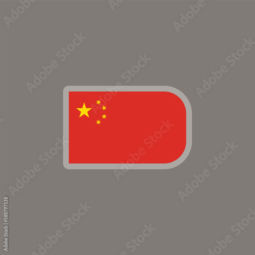 Illustration of china flag Template Free Download Illustration of china flag Template - GFXLoad