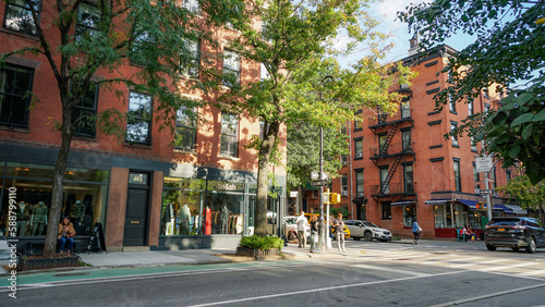 Fototapeta Naklejka Na Ścianę i Meble -  Quiet New York street