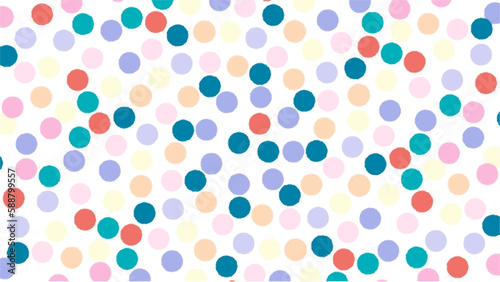 Colorful vector polka dots backgrounds for poster, brochure or flyer, Bundle of polka dots posters, flyers or cards. Banner template.