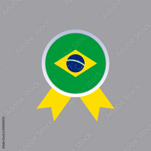 Free Download Illustration of brazil flag Template - GFXLoad