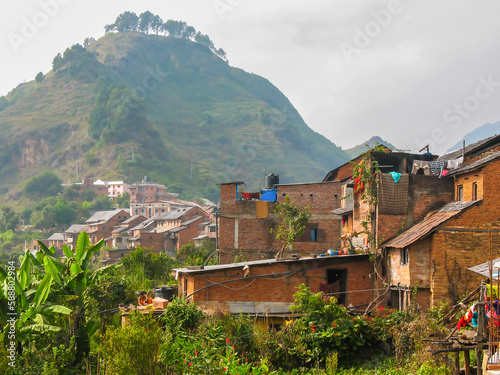 village in the mountains photo