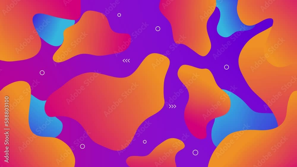 Bright Gradient Abstract Background with Small Particles. Seamless Looping. 4K Bright Gradient Abstract Background with Small Particles. Seamless Looping. 4K