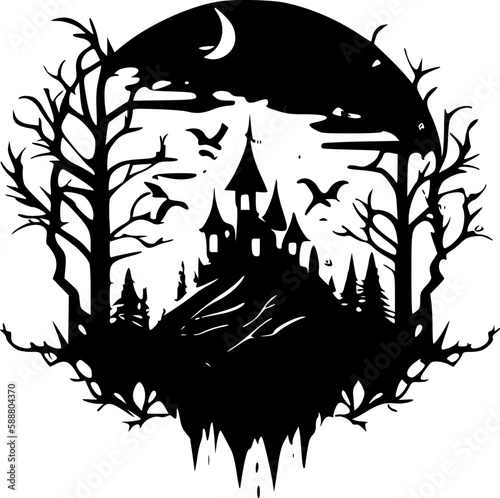 Fantasy | Minimalist and Simple Silhouette - Vector illustration