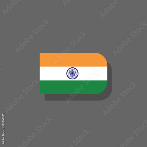 Free Download Illustration of India flag Template - GFXLoad