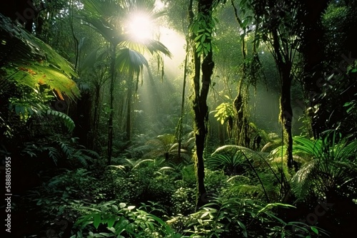 Rainforest is often referred to as the  lungs of the Earth  because of its ability to produce oxygen. Generative AI