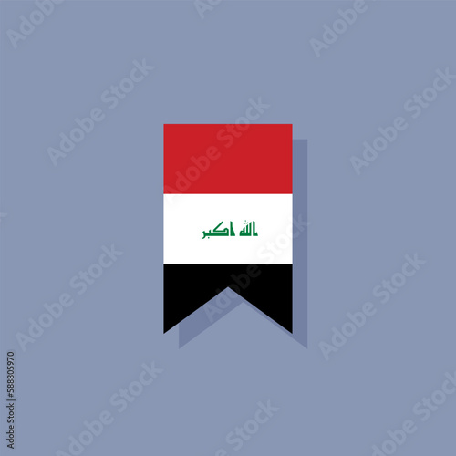 Free Download Illustration of iraq flag Template - GFXLoad