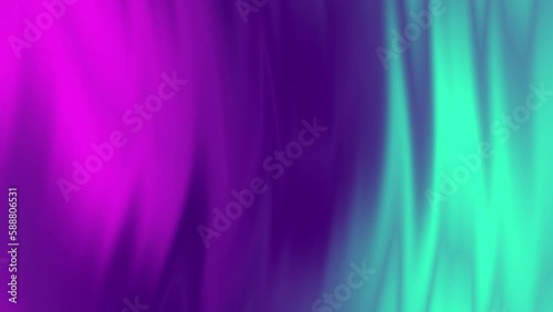 Bright Abstract Gradient Background in Purple and Green Colors. Seamless Looping. 4K 