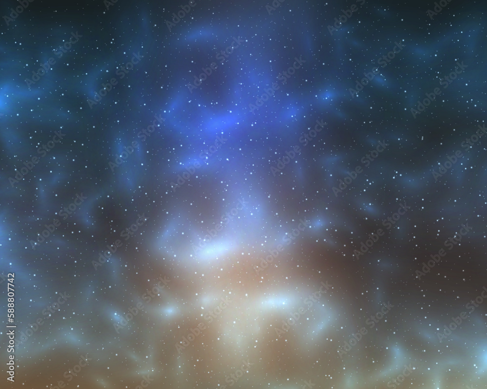 Fototapeta premium Night sky with stars. Vector illustration. Vector of starry night sky with sparkling star light magic divine sky. Illustration of starry sky with colorful stars, EPS 10 contains transparency.