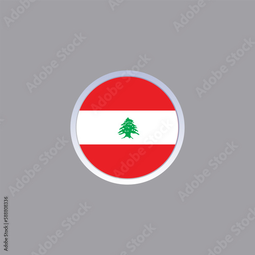 Illustration of lebanon flag Template Free Download Illustration of lebanon flag Template - GFXLoad