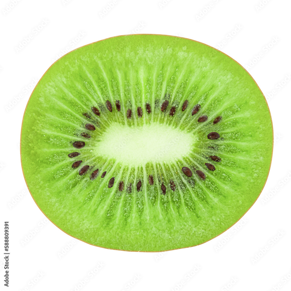 Green kiwi isolated on a transparent background. Stock photo Green kiwi isolated on a transparent background. Stock photo