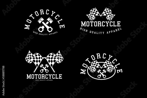 Vintage racing badges