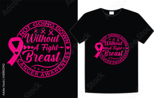 Breast cancer awareness t-shirt design