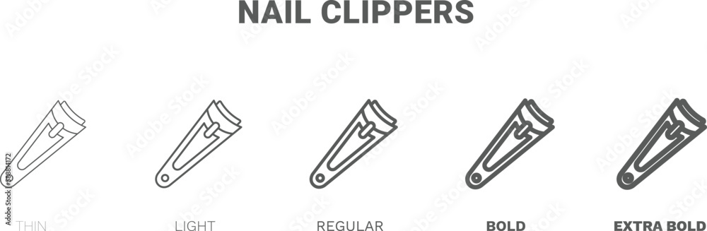nail clippers icon. Thin, regular, bold and more style nail clippers icon from Hygiene and Sanitation collection. Editable nail clippers symbol can be used web and mobile nail clippers icon. Thin, regular, bold and more style nail clippers icon from Hygiene and Sanitation collection. Editable nail clippers symbol can be used web and mobile