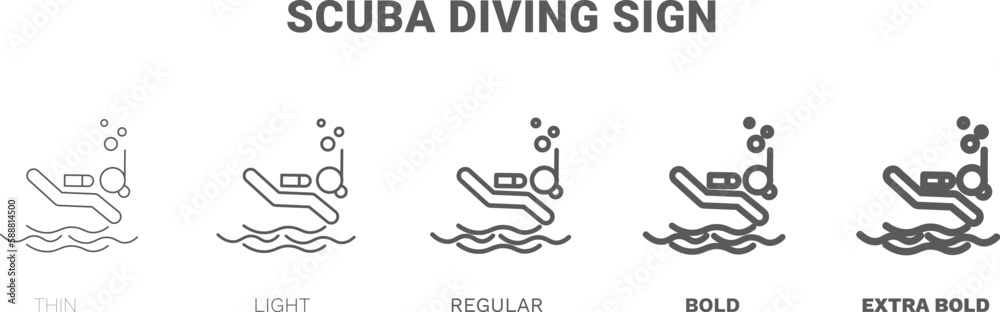 scuba diving sign icon. Thin, regular, bold and more scuba diving sign icon from sport and game collection. Editable scuba diving sign symbol can be used web and mobile scuba diving sign icon. Thin, regular, bold and more scuba diving sign icon from sport and game collection. Editable scuba diving sign symbol can be used web and mobile