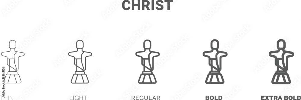christ icon. Thin, regular, bold and more style christ icon from travel and trip collection. Editable christ symbol can be used web and mobile christ icon. Thin, regular, bold and more style christ icon from travel and trip collection. Editable christ symbol can be used web and mobile