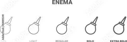 enema icon. Thin, regular, bold and more style enema icon from health and medical collection. Editable enema symbol can be used web and mobile