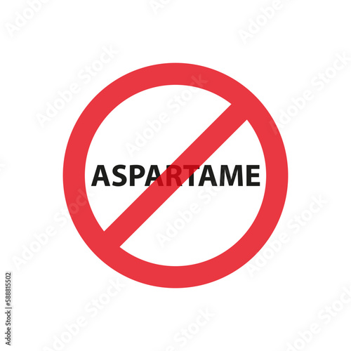 Free aspartame icon symbol simple design.