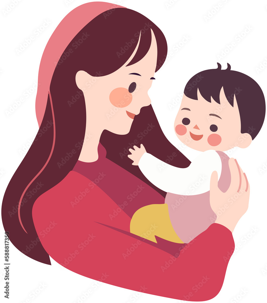 mother and baby icon mother and baby icon