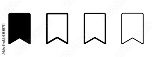  Bookmark icon, favorite label icons